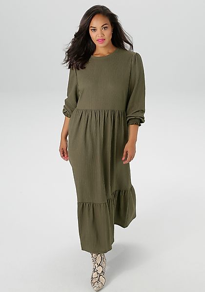 Aniston PLUS Jerseykleid in trendiger Farbpalette günstig online kaufen