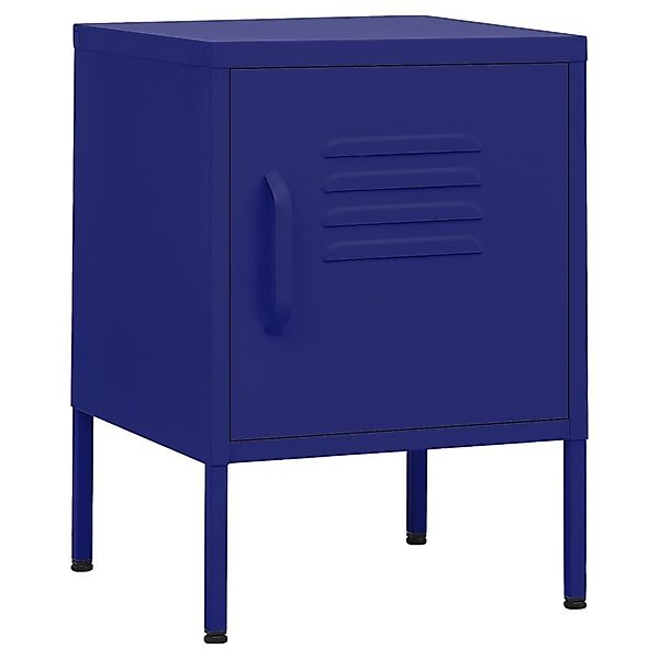 vidaXL Nachttisch Nachttisch Marineblau 35x35x51 cm günstig online kaufen
