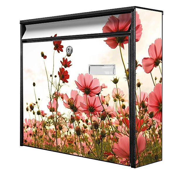 Banjado Briefkasten Schwarz 36.2x32.2x10cm Groß / Inkl. Montagematerial & 2 günstig online kaufen