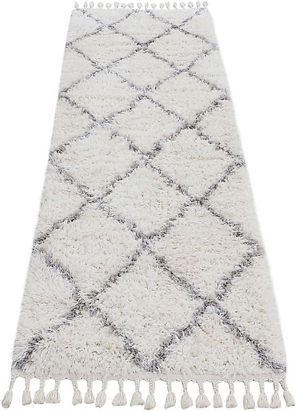 carpetfine Hochflor-Teppich "Eddy" rechteckig 30 mm Höhe Shaggy, auch als L günstig online kaufen
