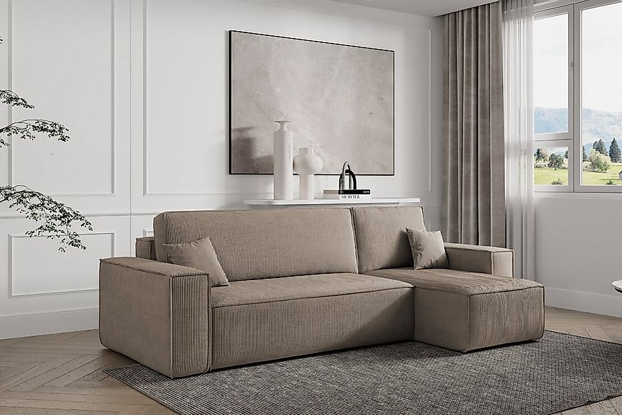 Compleo Ecksofa TOKYO, L-form Ecke, mit universelle Ottomane und Schlaffunk günstig online kaufen