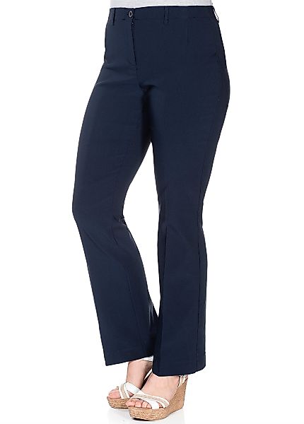 Sheego Jerseyhose Bengalinhose Innenbeinlänge ca. 83 günstig online kaufen