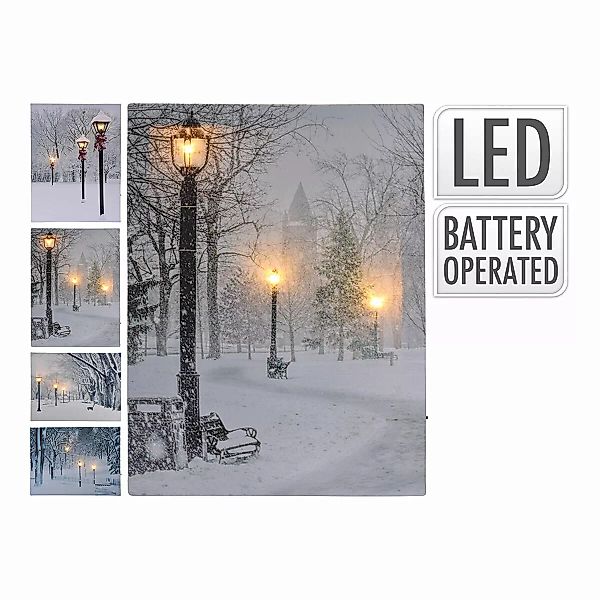 Bild Led Leicht Verschneit Straßenbeleuchtung (30 X 40 Cm) günstig online kaufen