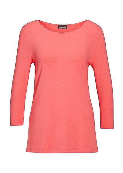 GOLDNER 3/4-Arm-Shirt "Kurzgröße Trageangenehmes Stretch-Viskoseshirt" günstig online kaufen