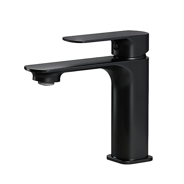 Emke Wasserhahn Bad 166 x 152 x 45 mm Schwarz Matt Waschtischarmatur Mischb günstig online kaufen