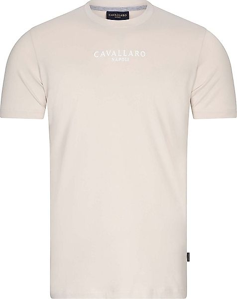 Cavallaro Bari T-Shirt Logo Ecru - Größe XXL günstig online kaufen