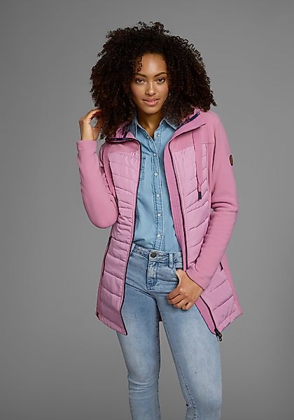 KangaROOS Langjacke, mit Kapuze, Hybridjacke - Fleecejacke mit wattierten B günstig online kaufen