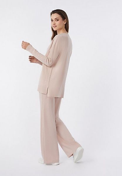 Marc&André Stoffhose Braided Elegance (1-tlg) mit weit geschnittenem Bein günstig online kaufen
