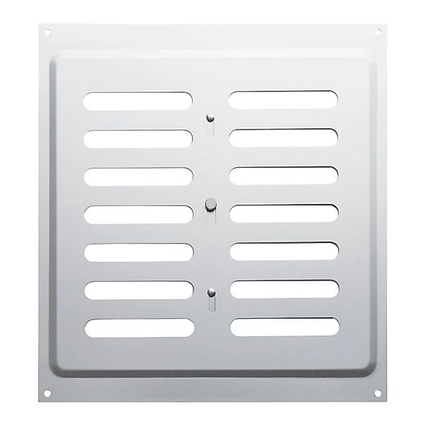 SOTECH Aluminium Lüftungsgitter Oval 260 x 240 mm mit Schiebeverschluss Ver günstig online kaufen