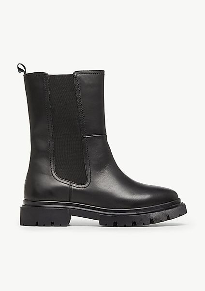 comma Stiefel Lederstiefel mit Profilsohle Chelseaboots günstig online kaufen