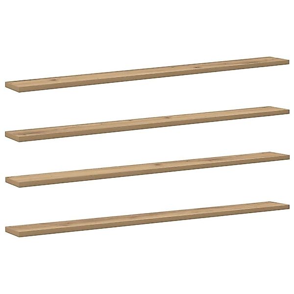 vidaXL Bücherregal Regalbrett 4 pcs Braun günstig online kaufen