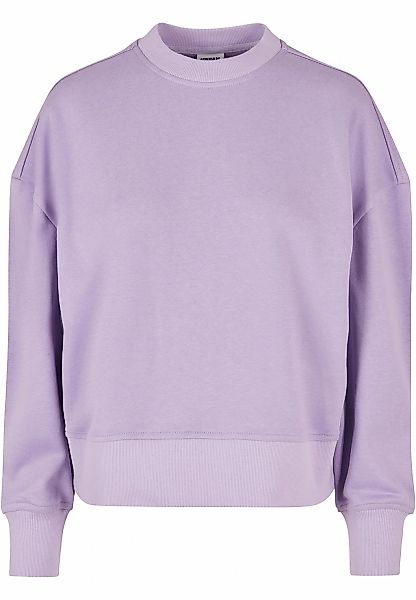 URBAN CLASSICS Sweater "Urban Classics Damen Ladies Oversized Terry Crewnec günstig online kaufen