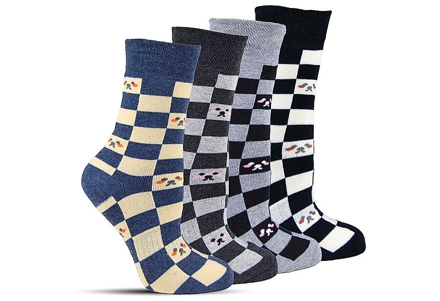 Frostfighter Thermosocken Damen Wintersocken ohne Gummi (6-Paar) fusselfrei günstig online kaufen