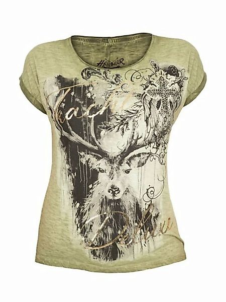 Hangowear Trachtenshirt T-Shirt YOLA oliv günstig online kaufen