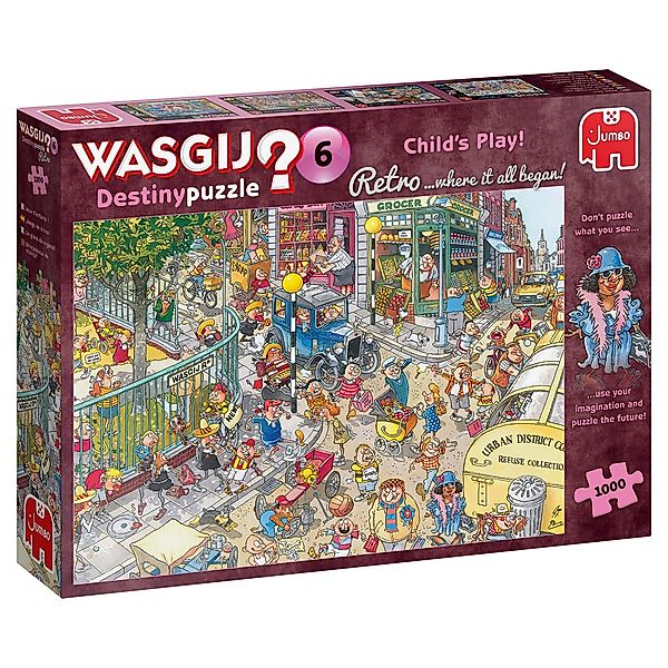 Jumbo Spiele Puzzle Wasgij Destiny Retro günstig online kaufen