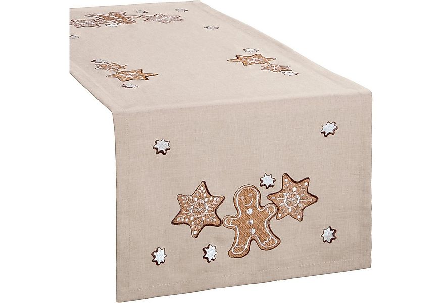 REDBEST Tischdecke Tischläufer "Lebkuchen", Motiv günstig online kaufen