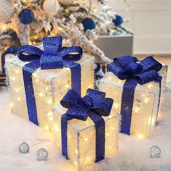 Elegear LED Dekolicht Weihnachtsfigur 3 Set günstig online kaufen