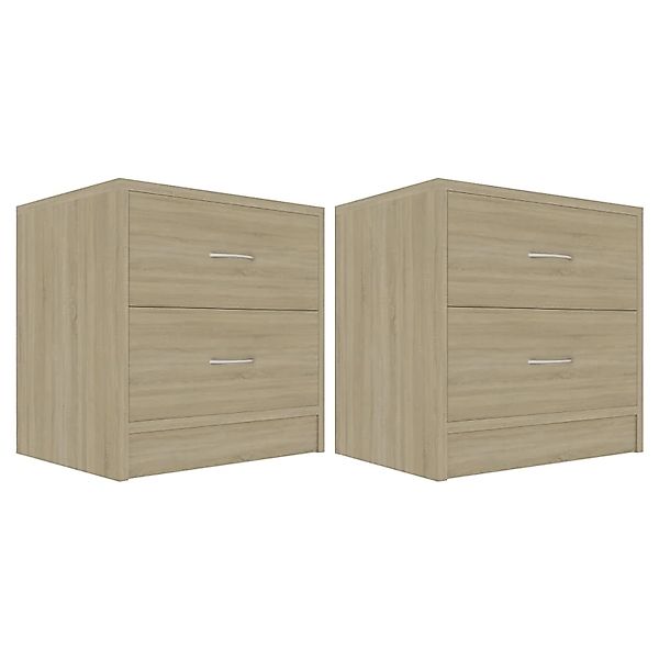 Nachttische 2 Stk. Sonoma-eiche 40 X 30 X 40 Cm Spanplatte günstig online kaufen