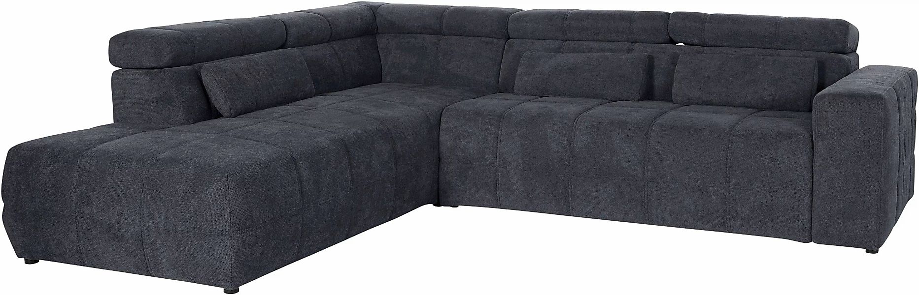 DOMO collection Ecksofa »Brandon L-Form, auch in Leder«, inklusive Kopfteil günstig online kaufen