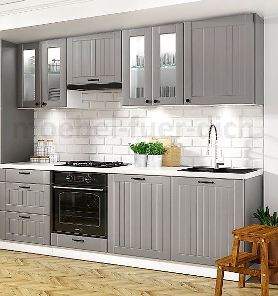 Möbel für Dich Küchenzeile Landhausküche Lora günstig online kaufen