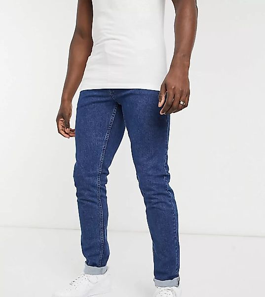 Farah – Elm Tall – Jeans aus Stretchdenim in Vintageblau günstig online kaufen