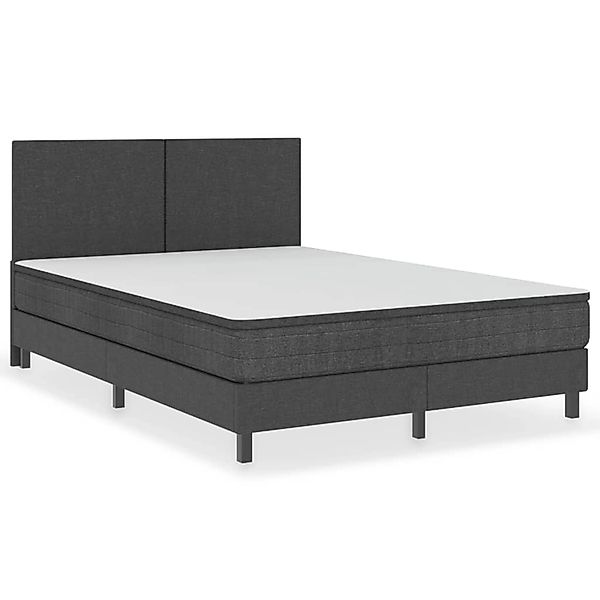 Bettgestell Grau Stoff 160×200 Cm günstig online kaufen