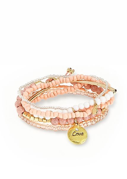 LASCANA Armketten Set, elastisches Armband mit günstig online kaufen