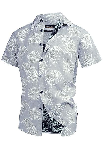 Indicode Kurzarmhemd Herren INMilky Herrenhemd Kurzarm aus angenehm kühlend günstig online kaufen