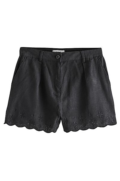 Next Shorts Shorts mit Leinenanteil, Stickerei günstig online kaufen