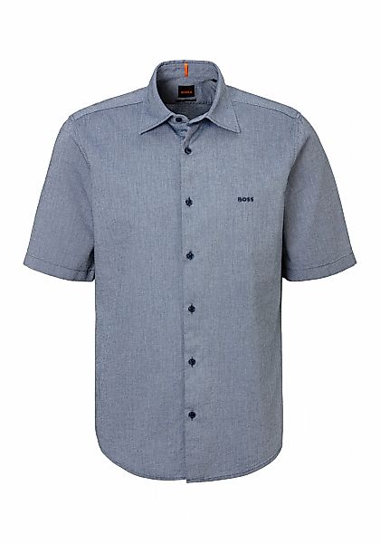 BOSS ORANGE Kurzarmhemd "Rash" mit tonigem Logo günstig online kaufen