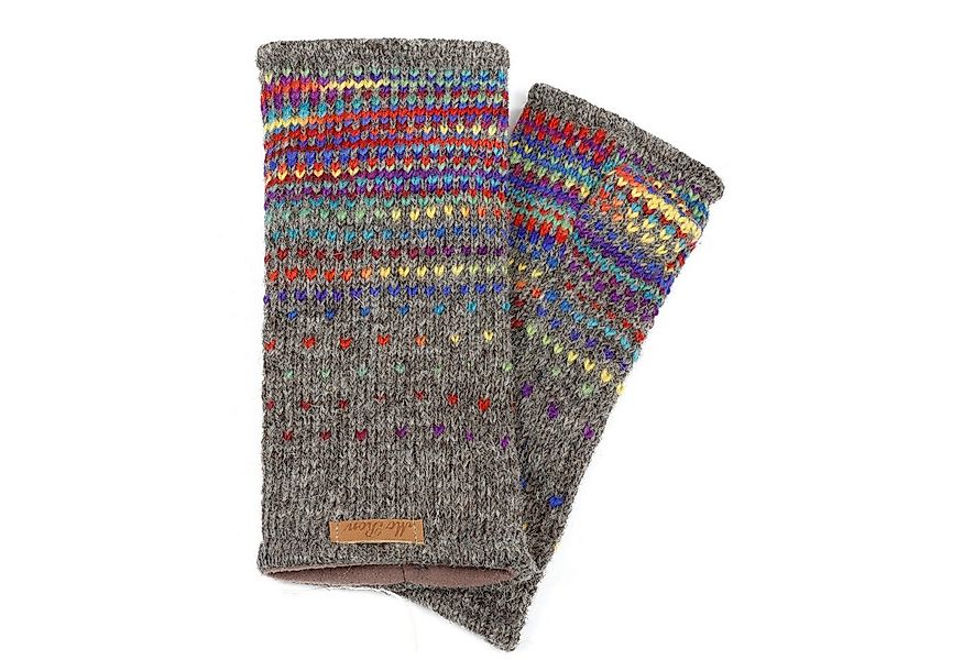 McRon Armstulpen Pulswärmer Modell Ida mit Daumen, mit hohem Schurwoll-Ante günstig online kaufen