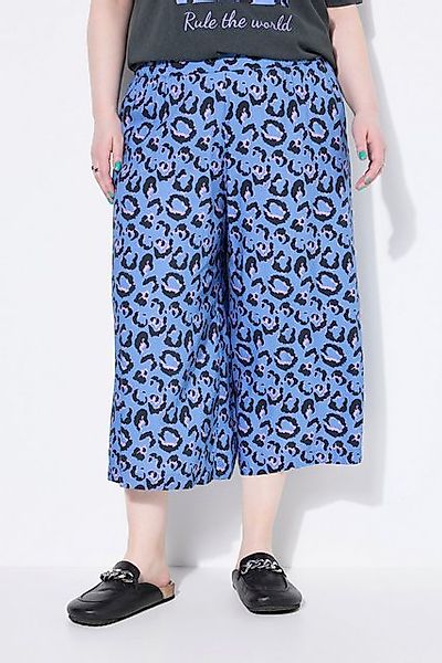 Studio Untold Culotte Culotte Wide Legs Leoprint Elastikbund günstig online kaufen