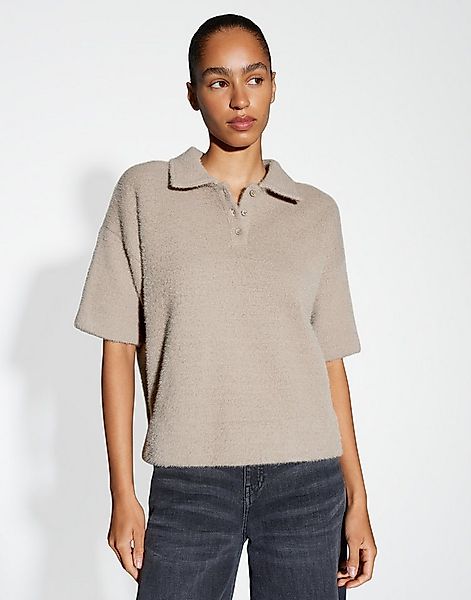 OPUS Sweatshirt GELUDI Loose aus flauschigem Effektgarn günstig online kaufen