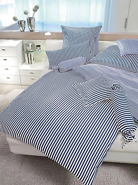 Janine Wendebettwäsche "modernclassic 3912, 100% Baumwolle" 3 Stk. mit Reiß günstig online kaufen