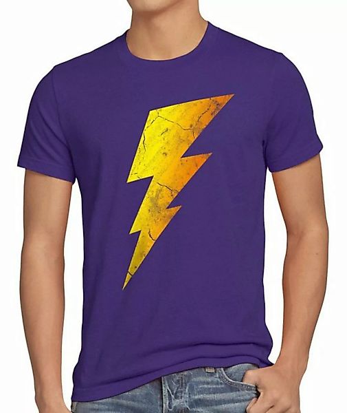 style3 Print-Shirt Herren T-Shirt Sheldon Lightning Bolt Blitz flash bang C günstig online kaufen