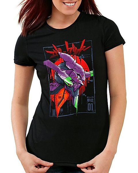 style3 T-Shirt Evangelion 01 neon genesis evangelion anime manga günstig online kaufen