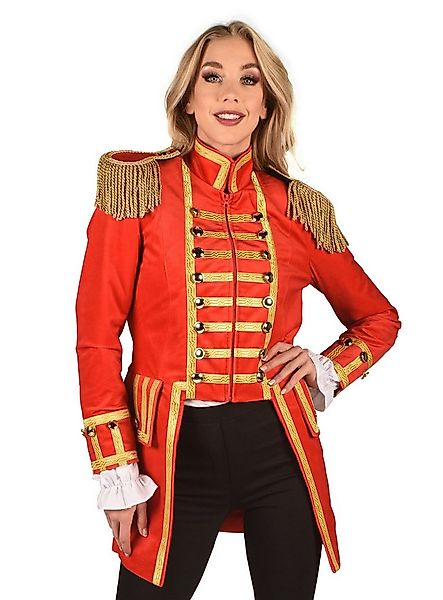 thetru Kostüm Gardejacke für Damen rot-gold, Hochwertige Uniformjacke für d günstig online kaufen