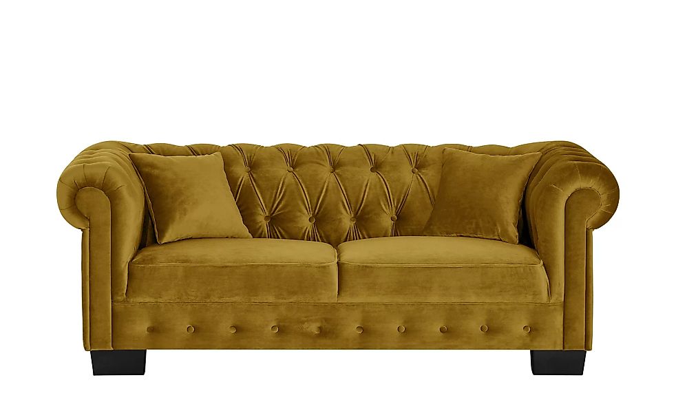 smart Sofa  Chelli - gelb - 206 cm - 77 cm - 96 cm - Polstermöbel > Sofas > günstig online kaufen