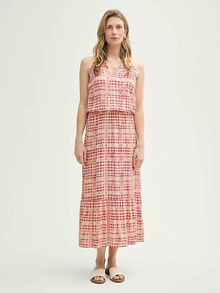 TOM TAILOR Sommerkleid Maxi-Kleid mit Muster günstig online kaufen