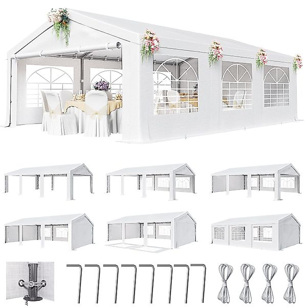 GUNJI Pavillon Partyzelt 3*6/4*6M Wasserdichte Garten-Laube günstig online kaufen