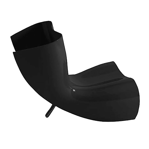 Cappellini - Felt Gartensessel - schwarz/poliert lackiert/BxTxH 67x106x82cm günstig online kaufen