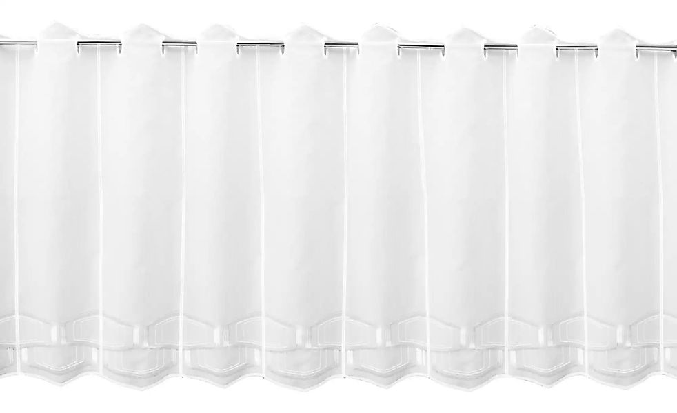 FLORENTINA Scheibengardine   ¦ weiß ¦ Synthetik ¦ Maße (cm): B: 144 H: 62 G günstig online kaufen