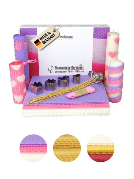Wachsmann Bienenprodukte Bienenwachskerze selber machen (Kerzenset, günstig online kaufen