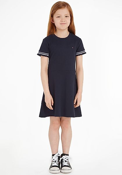 Tommy Hilfiger Jerseykleid RUFFLE RIB KNIT günstig online kaufen