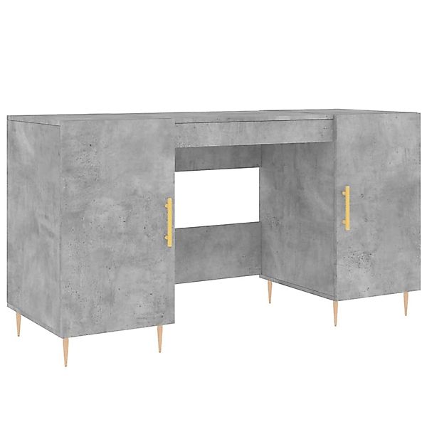 vidaXL Schreibtisch Betongrau 140x50x75 cm Holzwerkstoff 829536 günstig online kaufen