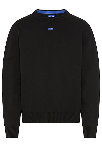 HUGO Blue Rundhalspullover San Casey relaxed günstig online kaufen