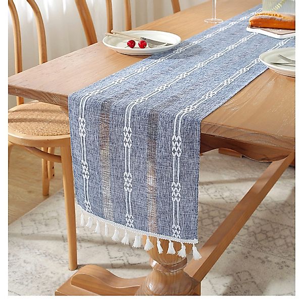 BYSURE Tischläufer (1-tlg), Einfarbig gestreifter Tischläufer günstig online kaufen