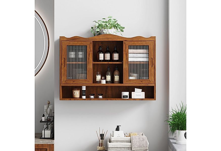 Celya Wandhängeschrank 90 cm Retro-Schiebetürenschrank, mit zwei Türen und günstig online kaufen