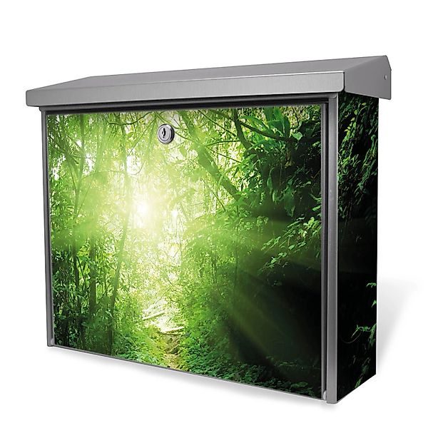Banjado Briefkasten Edelstahl 38.5x31.5x12cm Ohne Zeitungsfach Inkl. Montag günstig online kaufen