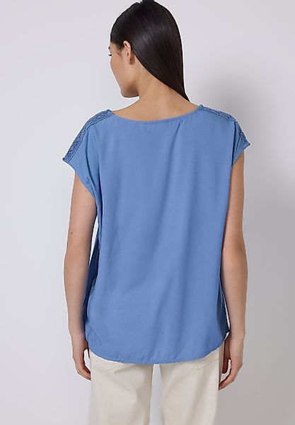 STREET ONE STUDIO Shirtbluse mit V-Ausschnitt günstig online kaufen
